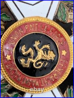 Médaille de l'Ordre de Léopold avec glaives Belgique