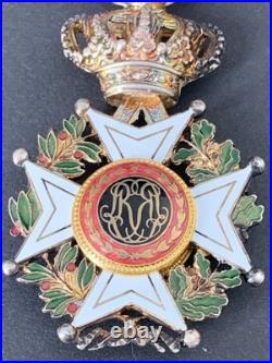 Médaille de l'Ordre de Léopold avec glaives Belgique