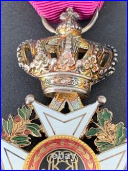 Médaille de l'Ordre de Léopold avec glaives Belgique
