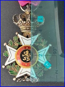 Médaille de l'Ordre de Léopold avec glaives Belgique