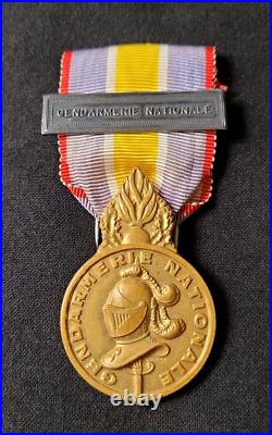 Médaille de la Gendarmerie Nationale 1949 Courage Discipline en bronze