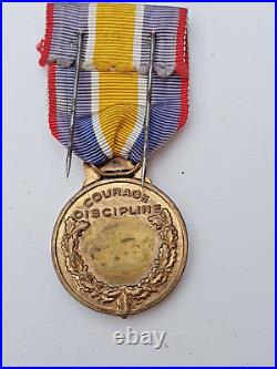 Médaille de la Gendarmerie, originale, poinçon BR Monnaie de Paris au dos