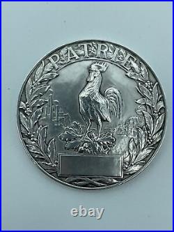 Médaille de la Journée Française du Secours National 1915 Argent Massif Paris