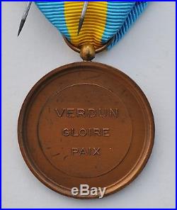 Médaille de la Paix de la Municipalité de Verdun (1914-1918)