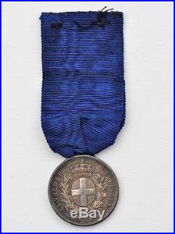 Médaille de la Valeur Militaire Sarde, Expedition d'Orient 1855-1856, Lt. Col