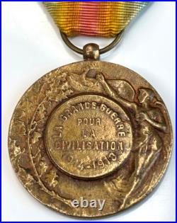 Médaille de la Victoire en version artisanale par surmoulage vers 1921