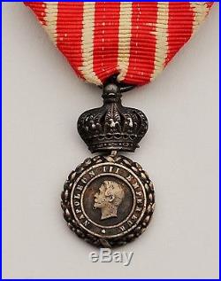 Médaille de la campagne d'Italie, 1859, 1er type, réduction