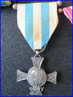 Médaille de la croix de mentana en argent