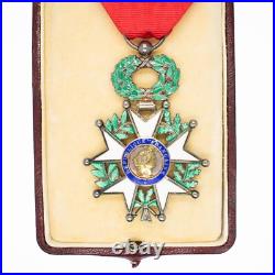 Médaille de la légion d'honneur. Modèle à filet. Centres en or en deux parties
