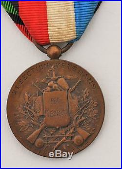 Médaille de la société des vétérans de 1870-1871, variante, attribuée