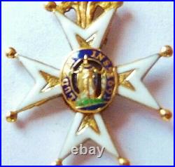 Médaille / décoration ORDRE DE SAINT-LOUIS réduction OR