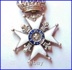 Médaille / décoration ORDRE DU LYS Louis XVIII