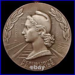 Médaille des Chemin de Fer 3éme Type Classe Argent en Argent