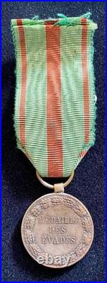 Médaille des Evadés Modèle Artisanal bronze fondu Médaille des Evadés Modèle Artisanal bronze fondu