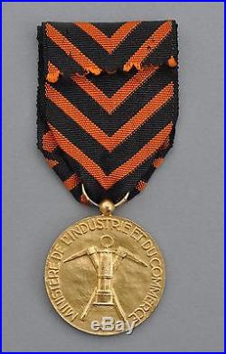 Médaille des Mines, classe or, Ministere du Commerce et de l'Industrie