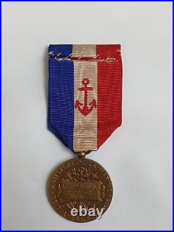 Médaille des épidémies. Bronze, Ministère de la Marine