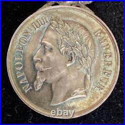 Médaille du Courage et Dévouement Ministère de l'Intérieur Napoléon III ARGENT