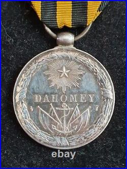 Médaille du Dahomey, argent, poinçons de la Monnaie de Paris, 30 mm