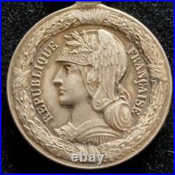 Médaille du Dahomey (sans ruban) graveur Daniel Dupuis Argent