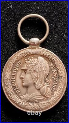 Médaille du Dahomey (sans ruban) graveur Daniel Dupuis Argent