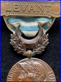 Médaille du Levant Modèle de Londres + Agrafe Levant et Croix de Lorraine