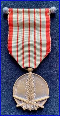Médaille du Liban 1926 1er type Bronze Ruban 2éme type