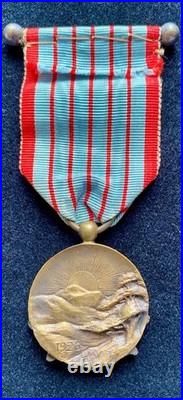 Médaille du Liban 1926 1er type Bronze Ruban 2éme type