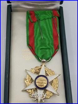 Médaille du Mérite Agricole 1883 Chevalier+Écrin Hocqueville Palais Royal No WW1