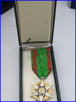 Médaille du Mérite Agricole 1883 Chevalier+Écrin Hocqueville Palais Royal No WW1