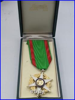 Médaille du Mérite Agricole 1883 Chevalier+Écrin Hocqueville Palais Royal No WW1