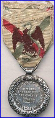 Médaille du Mexique 1862 1863 par Sacristain. F