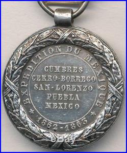 Médaille du Mexique 1862 1863 par Sacristain. F