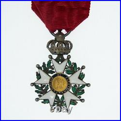 Médaille en demie-taille de lordre de la légion dhonneur dépoque second empir
