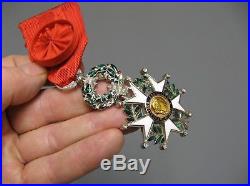 Médaille légion d'honneur/Officier/Fabrication bijouterie/Diamants or & argent