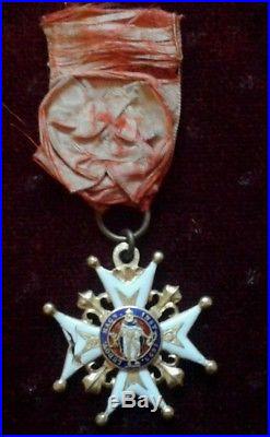 Medaille militaire Ordre de Saint-Louis époque louis XIV french order medal