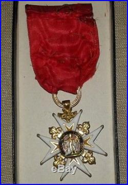 Medaille militaire Ordre de Saint-Louis époque louis XV french order medal