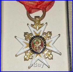 Medaille militaire Ordre de Saint-Louis époque louis XV french order medal