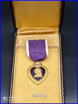 Médaille militaire US, américaine PURPLE HEART en coffret, WW2
