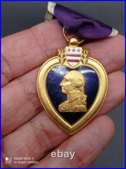 Médaille militaire US, américaine PURPLE HEART en coffret, WW2