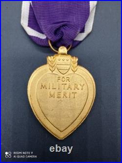 Médaille militaire US, américaine PURPLE HEART en coffret, WW2