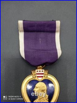 Médaille militaire US, américaine PURPLE HEART en coffret, WW2
