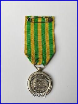 Médaille militaire argent campagne de Chine Tonkin Annam 1883 1885 Vietnam medal