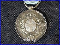 Médaille militaire guerre d'italie1859 argent