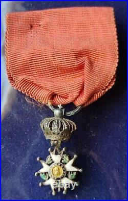 Médaille miniature réduction ordre de la Légion d'Honneur 2eme Restauration