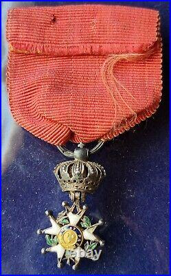 Médaille miniature réduction ordre de la Légion d'Honneur 2eme Restauration