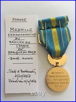 Médaille opérations du Moyen-Orient 1956 (70-48/37)