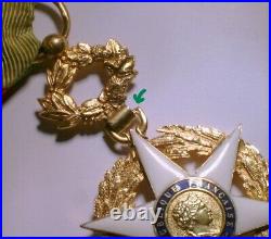 Médaille ordre du Mérite Agricole 1883 Officier OR poinçon aigle Très RARE