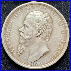 Médaille pour l'Unité Italienne-Argent-Italie-Période Second Empire