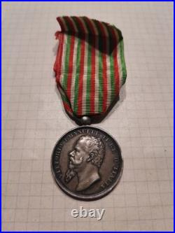 Médaille pour l'Unité et l'Indépendance de l'Italie 1866 Second Empire