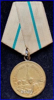 Médaille pour la Défense de Léningrad-1942-URSS WWII